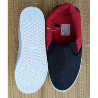 chaussures toile noire /...