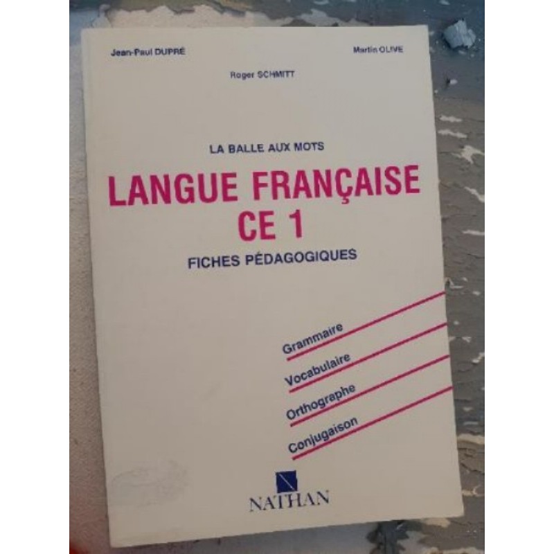 Livre langue française ce1