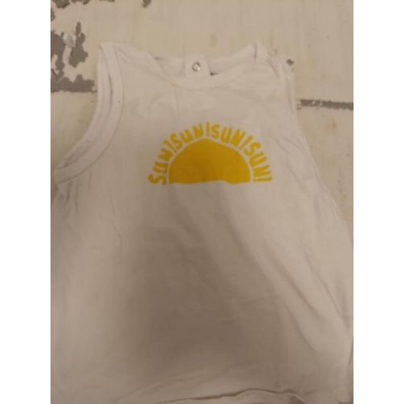 Débardeur blanc sun 24 mois