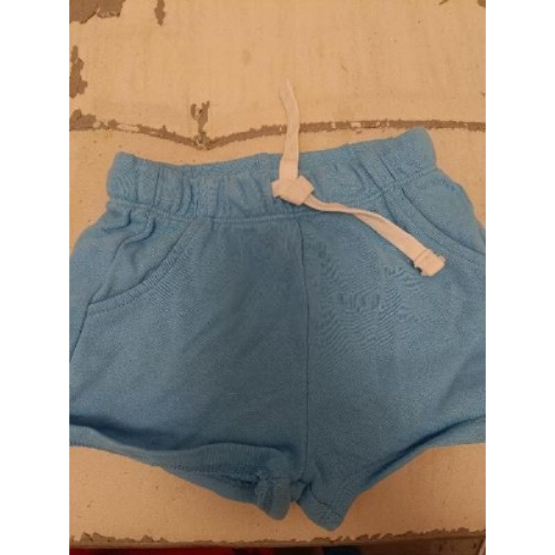 Short bleu 18 mois