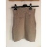 Jupe courte beige marque BCBGMAXAZRIA taille xs très bon état 