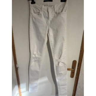 Jean skinny J Brand blanc,...