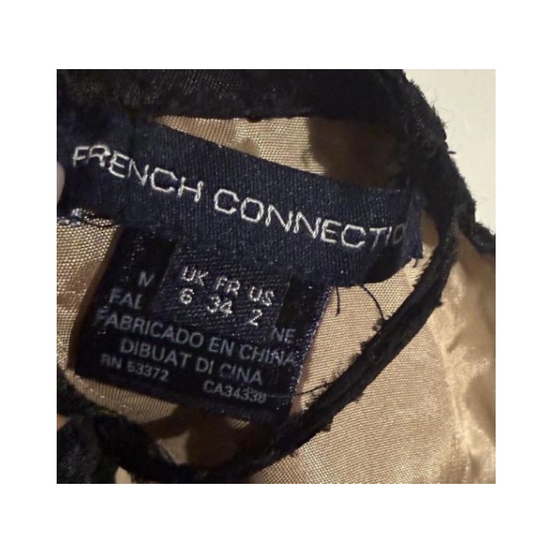 Robe longue French Connection noire en dentelle – Taille 34 – Très bon état  Magnifique robe longue 