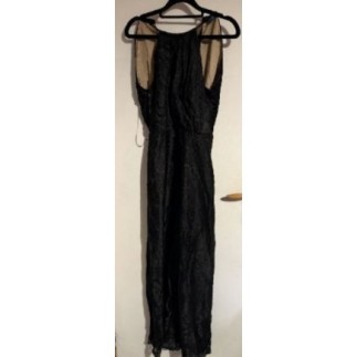 Robe longue French Connection noire en dentelle – Taille 34 – Très bon état  Magnifique robe longue 