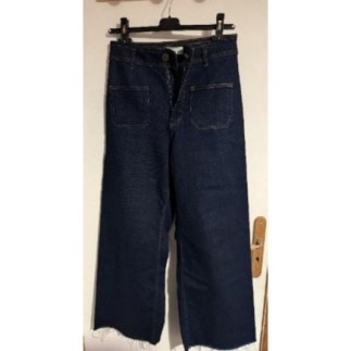 Jean Zara Wide Leg bleu...