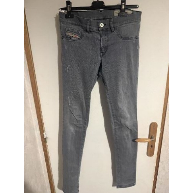Jean Diesel Livier 0672 Slim Skinny gris – Taille W30 L30