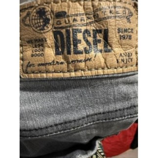 Jean Diesel Livier 0672 Slim Skinny gris – Taille W30 L30