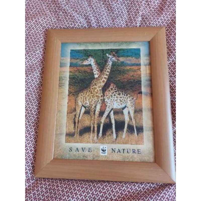 Cadre girafes WWF