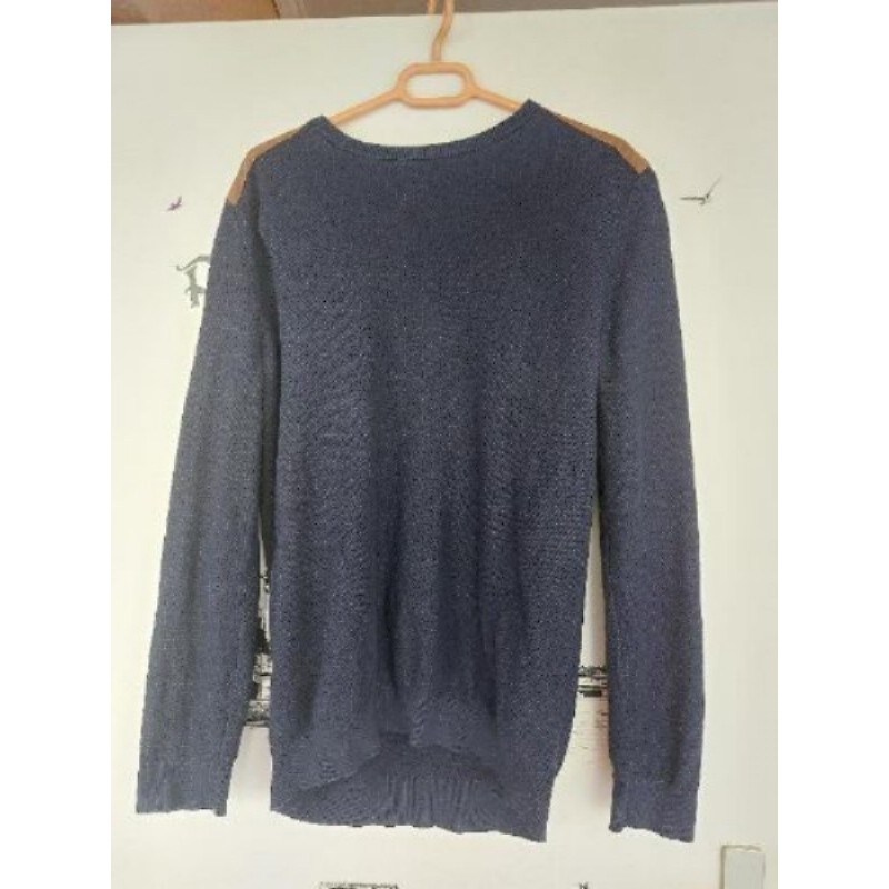 Pull fin bleu marine homme Jules Taille XL