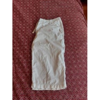 Pantacourt blanc homme...