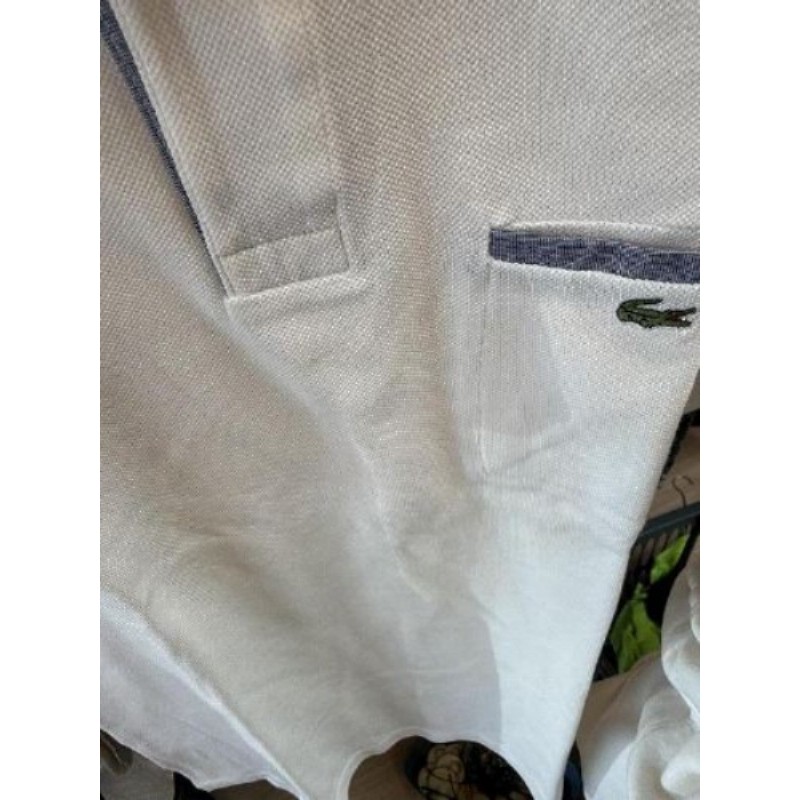 Polo Lacoste blanc ws