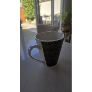 Mug noir et doré