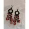 Boucles d’oreilles main grosses perles
