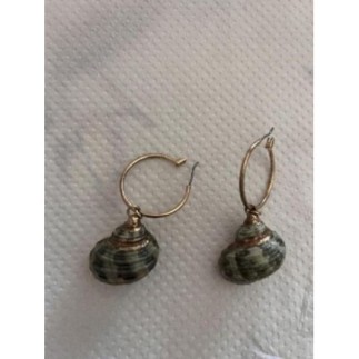 Boucles d’oreilles escargot