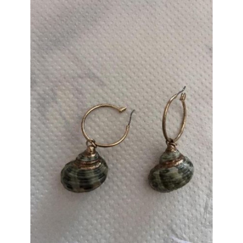 Boucles d’oreilles escargot