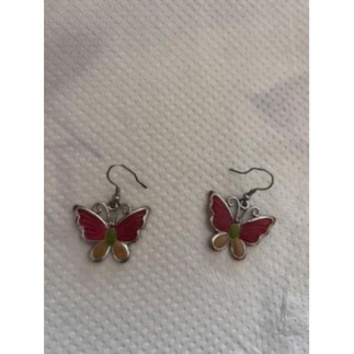 Boucles d’oreilles, papillon