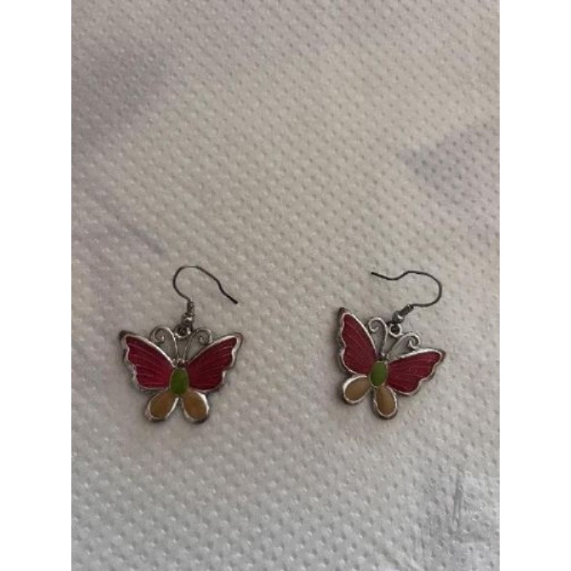 Boucles d’oreilles, papillon