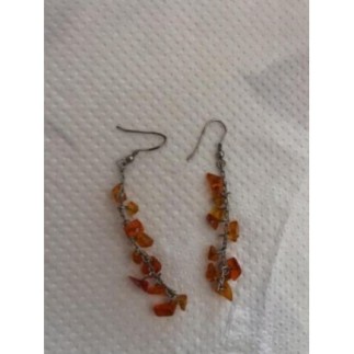 Chute de perles orange