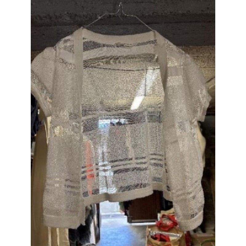Gilet ajouré blanc taille M