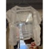Gilet ajouré blanc taille M