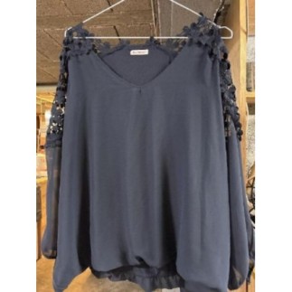 Haut AUDREY WEYBURN bleu...