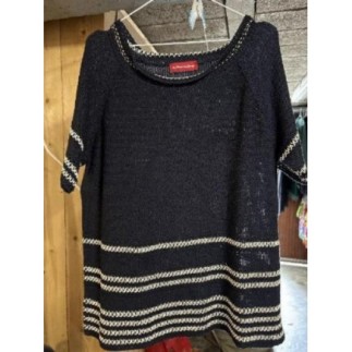 Pull d été bleu marine et...