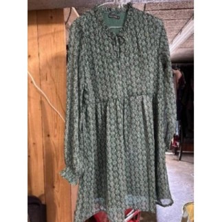 Robe voile verte taille 38