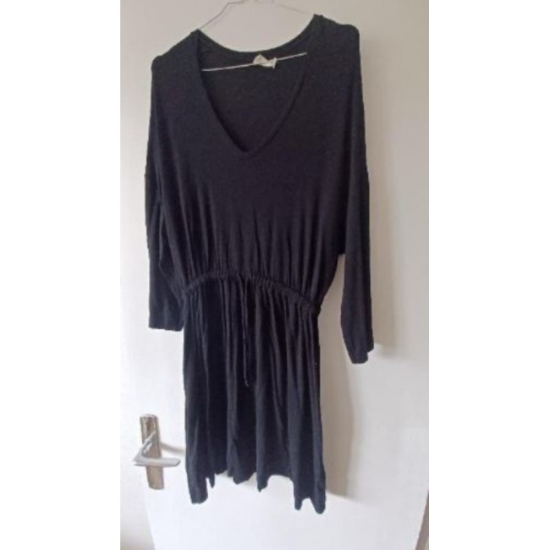 Robe tunique noir américain vintage 36.38