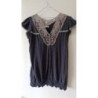 Tee shirt promod gris dentelle TM