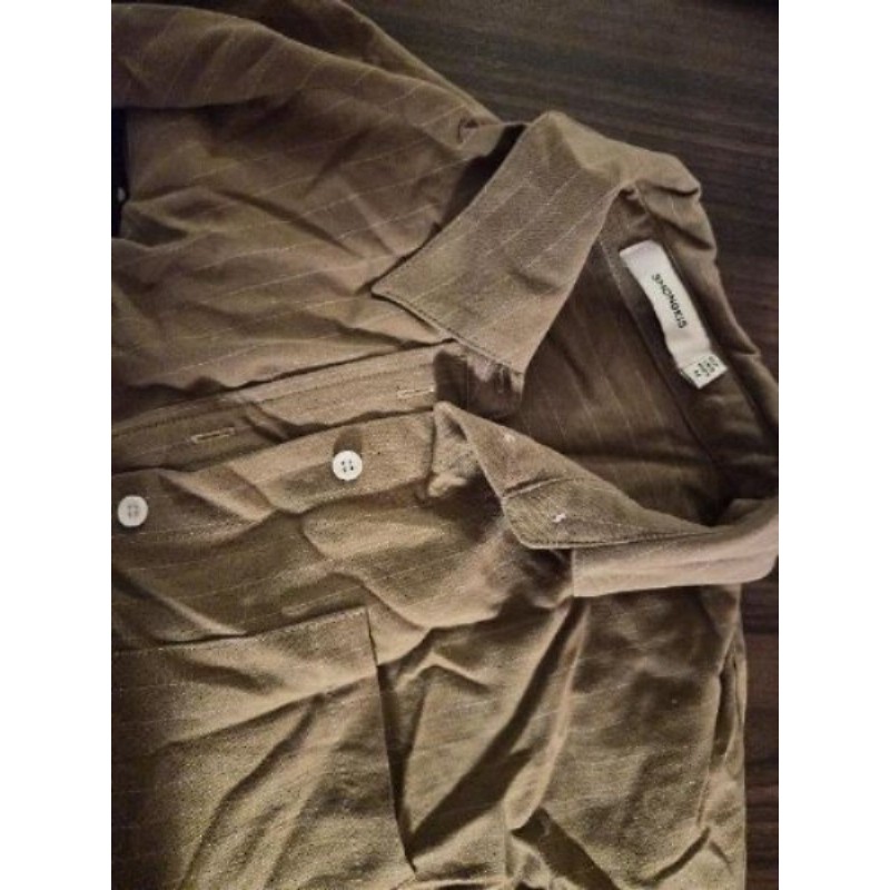 Ensemble chemise et pantalon beige rayé - 3MONGKIS - M