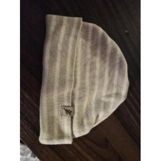 Bonnet naissance blanc et...