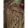 Gilet velours rose - M