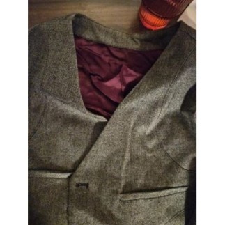 Gilet de costume gris fond...