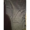 Pantalon de costume bleu rayé beige - Devred - T.48