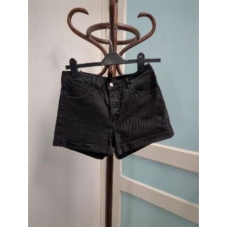 Short Denim noir H&M 38-40