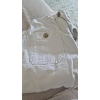 Jean large  zara blanc 40 