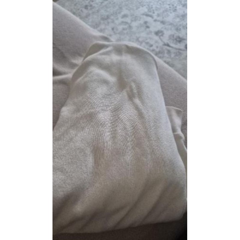 Sweat capuche blanc cassé zara 9/10 anq