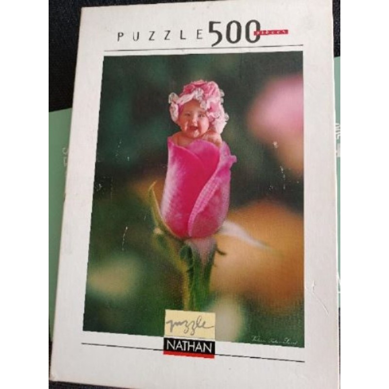 Puzzle 500p bébé rose