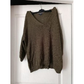 Pull kaki femme 