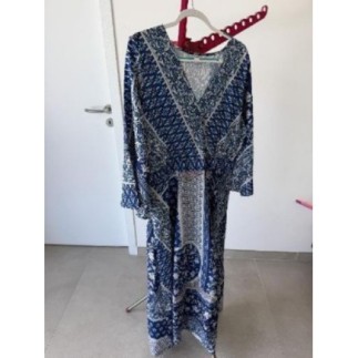 Robe bleue grande taille