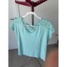 T-shirt vert grande taille Camaieu