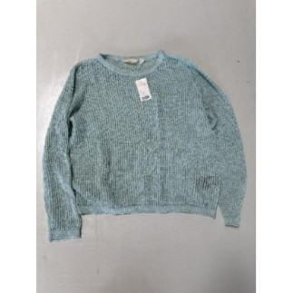 Pull léger femme bleu clair...