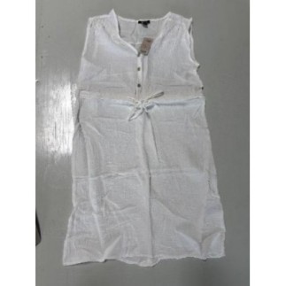 Robe blanche en mousseline...