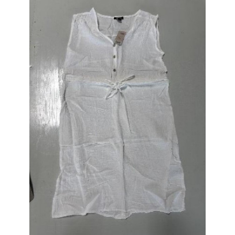 Robe blanche en mousseline - taille 42 NEUF 