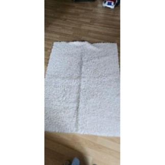 Tapis blanc moumoute alinéa 1M 1M30
