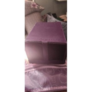 Boite rangement pliante violet