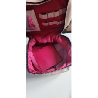 Trousse toilette neuve rose