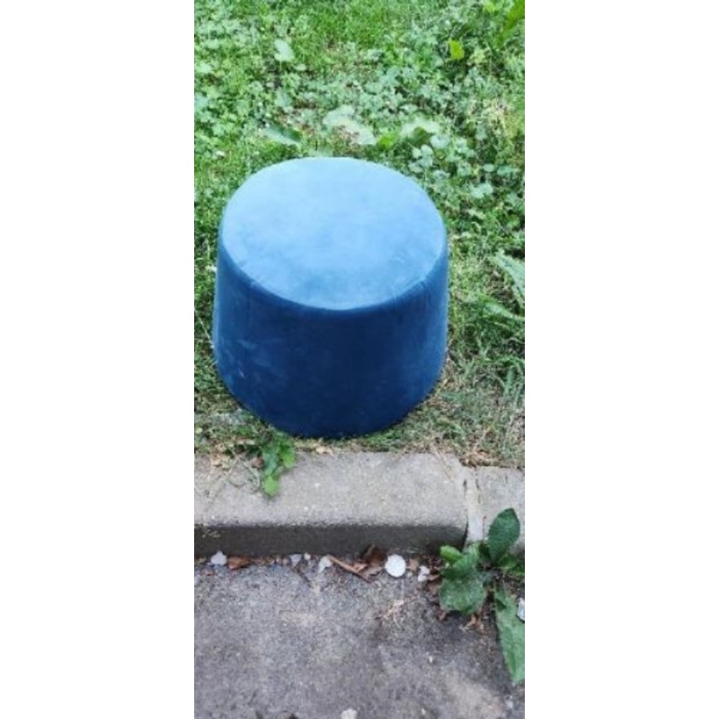 Pouf bleue 