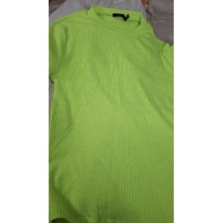 T-shirt vert fluo taille S