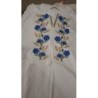 T-shirt blanche brodée  12 ans